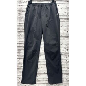 LL Bean Mens Multisport Running Hiking Trail Pants Gray Drawstring Medium 34"*